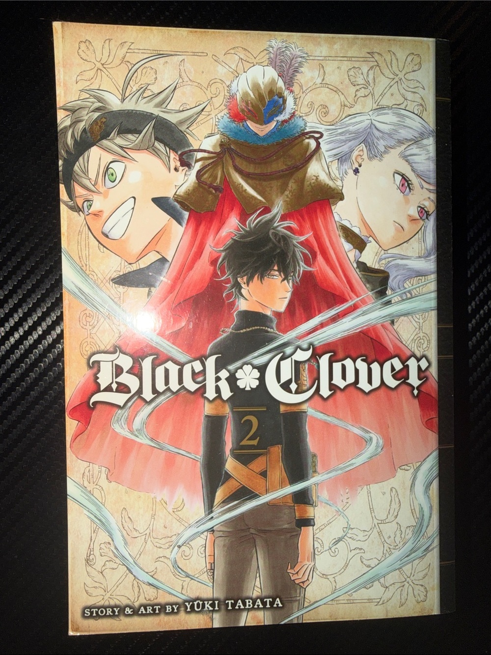 Black Clover Vol. 2 Manga Paperback - Red, Black, Cream Cover